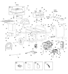 Part Location Diagram of 209417GS Briggs and Stratton Valve, Fuel